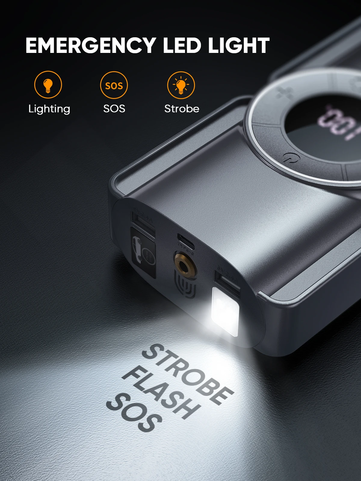 Buture 4 في 1 الانتقال كاتب 150PSI مضخة ضاغط الهواء 20000mAh قوة البنك 2500A بدء جهاز 15 فولت منفاخ الإطارات الرقمي #5