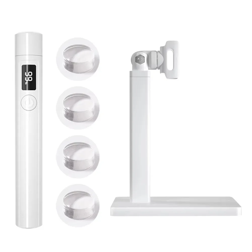 Draagbare UV LED-nagellamp Snel uithardend LED-display Nageldrogerlamp met standaard 2 modi met siliconen nagelstempel Nageldrogermachine