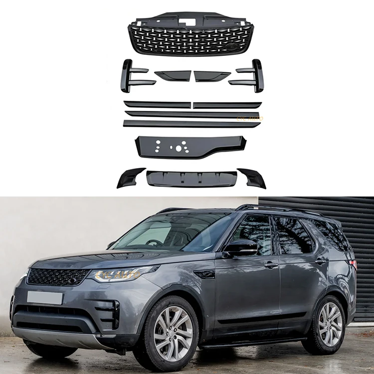 

FULL BLACK Accessories EDITION TRIM PACK Aero Kit for Land Rover Discovery 5 2016 2017 2018+
