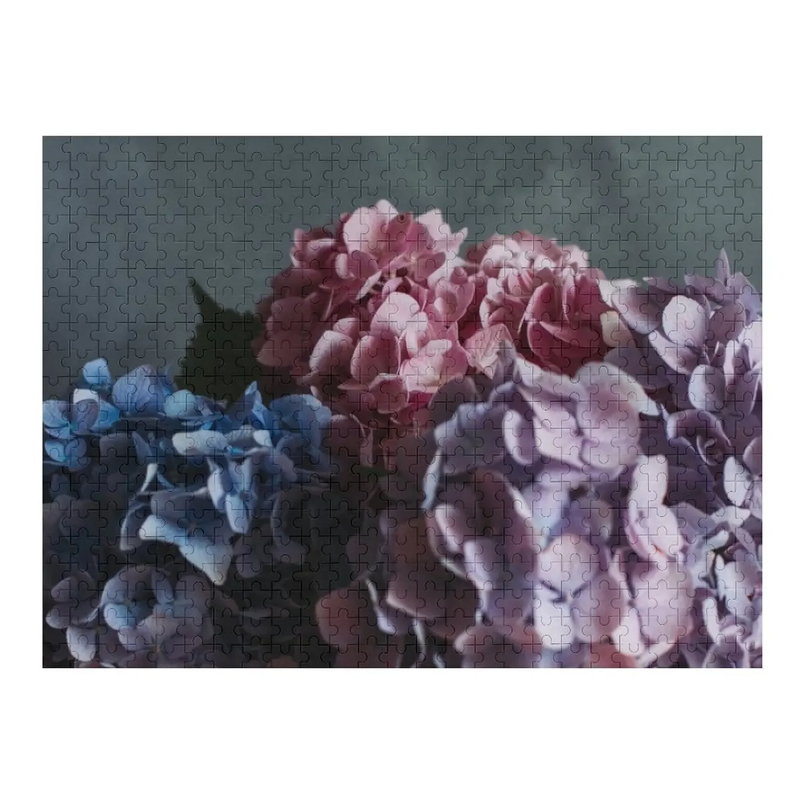 

Hydrangea Jigsaw Puzzle Personalized Gift Wooden Name Custom Personalized Puzzle