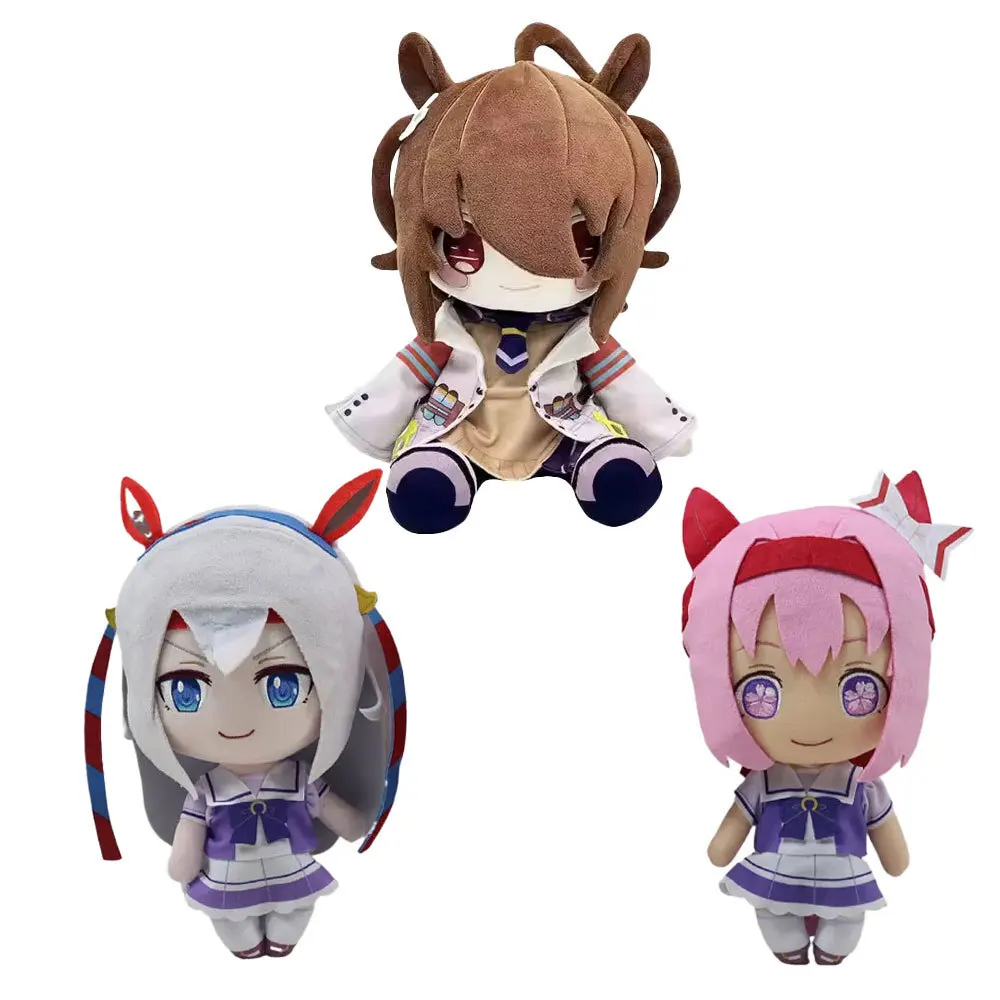 

18-30 см аниме Uma Musume Pretty Derby Agnes Tachyon Haru Urara плюшевая кукла Symboli Rudolf Tokai Teio милые мягкие игрушки рождественские подарки