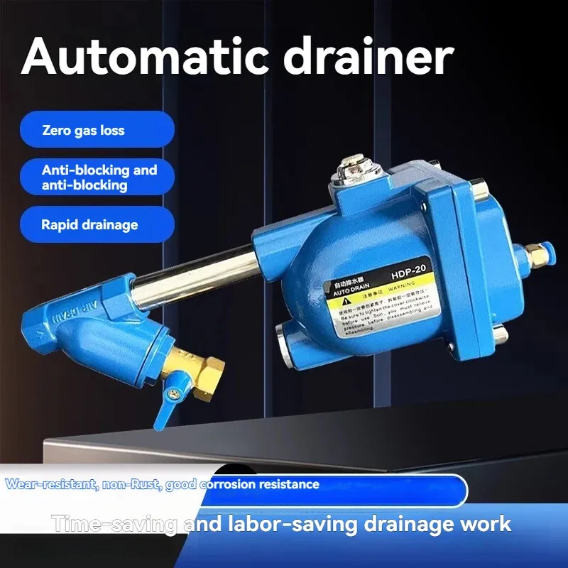 Air Compressor Tank Zero Air Loss Automatic Drainer Fully Fitted Drain Only
