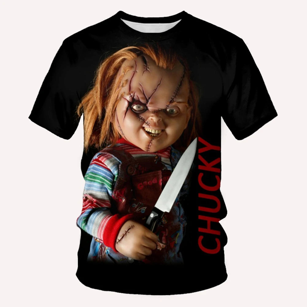 Summer novel and personalized 3D printed movie themed printed pattern neutral casual comfortable short sleeved T-shirt image 6