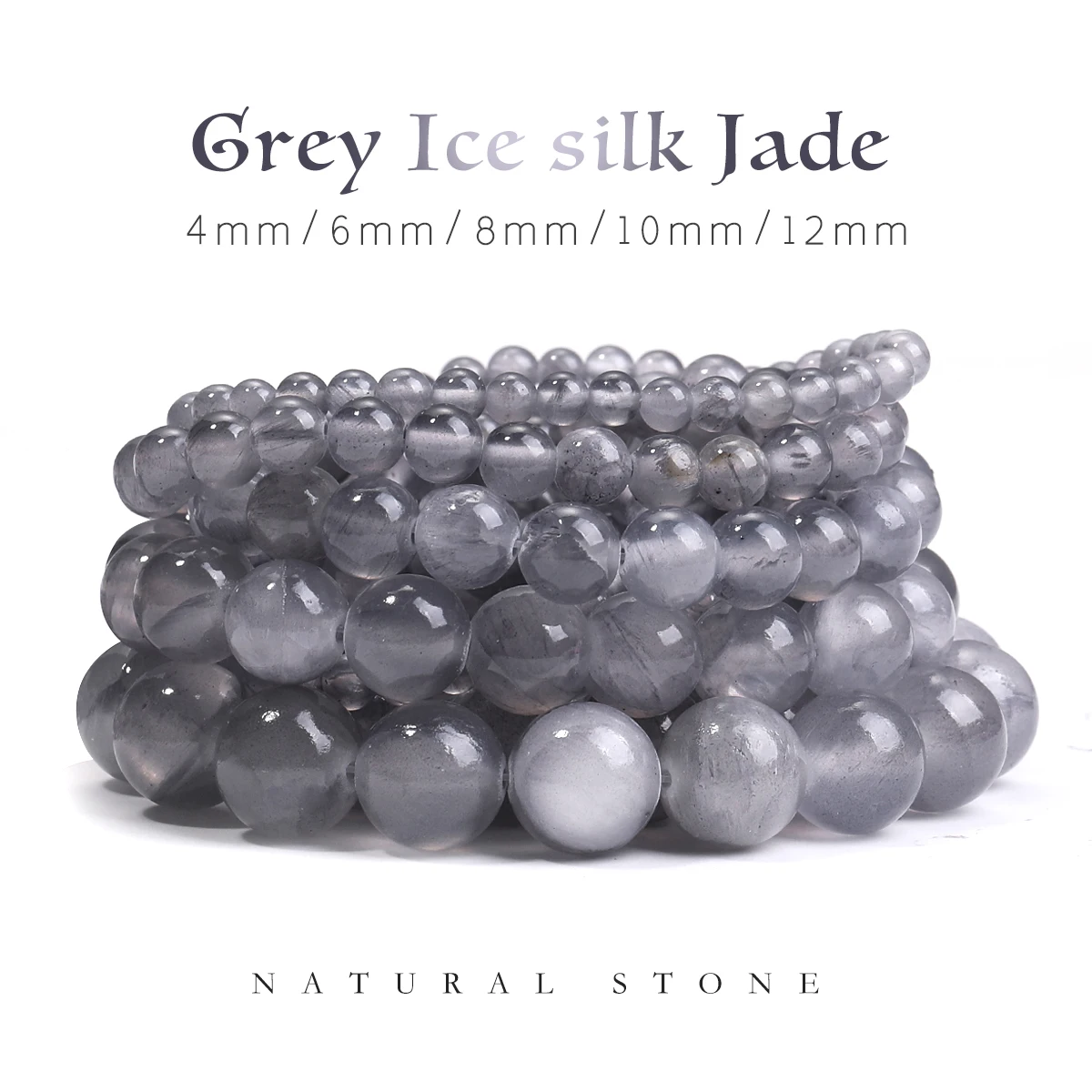Grey Color Ice Silk…