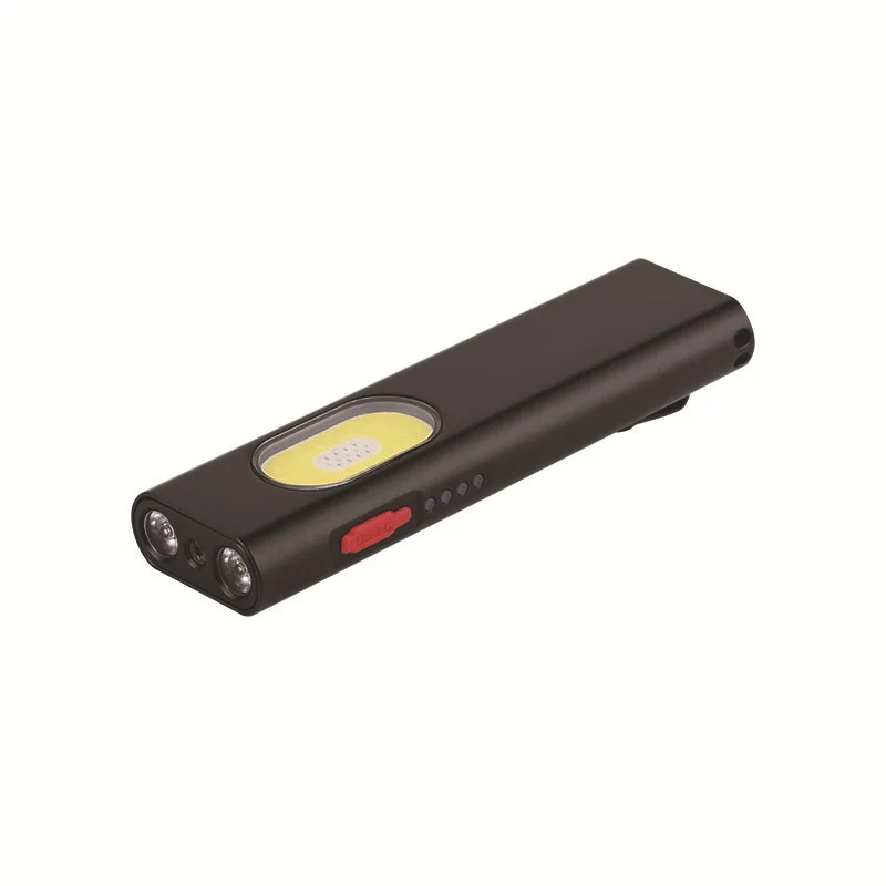 3-in-1 Red/Blue Warning Light - 1000LM Aluminum Alloy Work Lamp, 1200mah USB-C Fast Charge, Laser Pointer + Magnetic Base