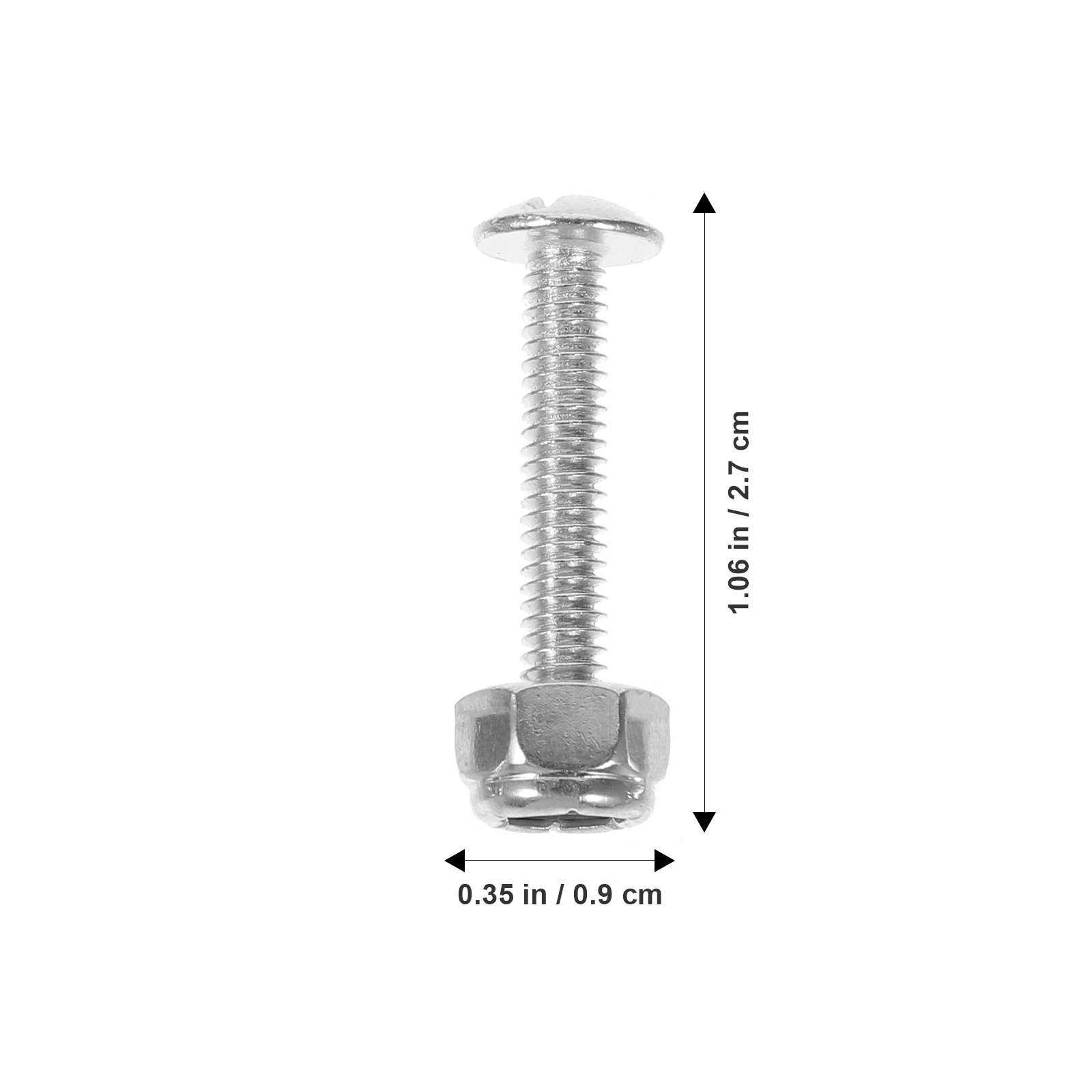 12 Pcs Table Football Screws Replacement Foosball Parts Machine Lightweight Galvanized Iron Bolts Metal Man