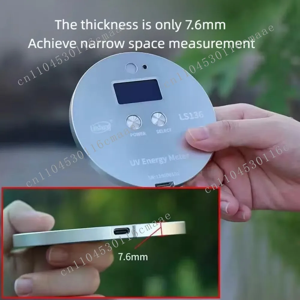 Linshang UV Energy Meter  Lamp Ultraviolet Test Equipment UV LED Light Exposure Meter