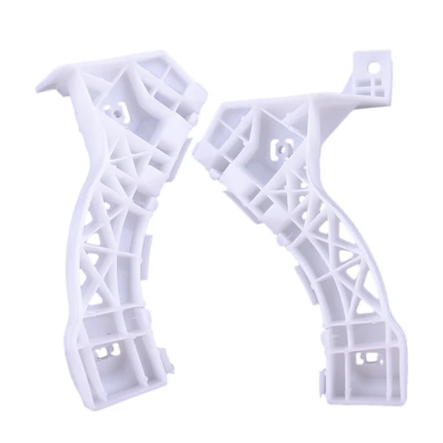 BN8V-50-0T1 de parachoques delantero para coche Mazda, 1 par, soportes de BN8V-50-0U1 de plástico blanco, apto para Mazda 3, 2008, 2007, 2006, 2005, 2004