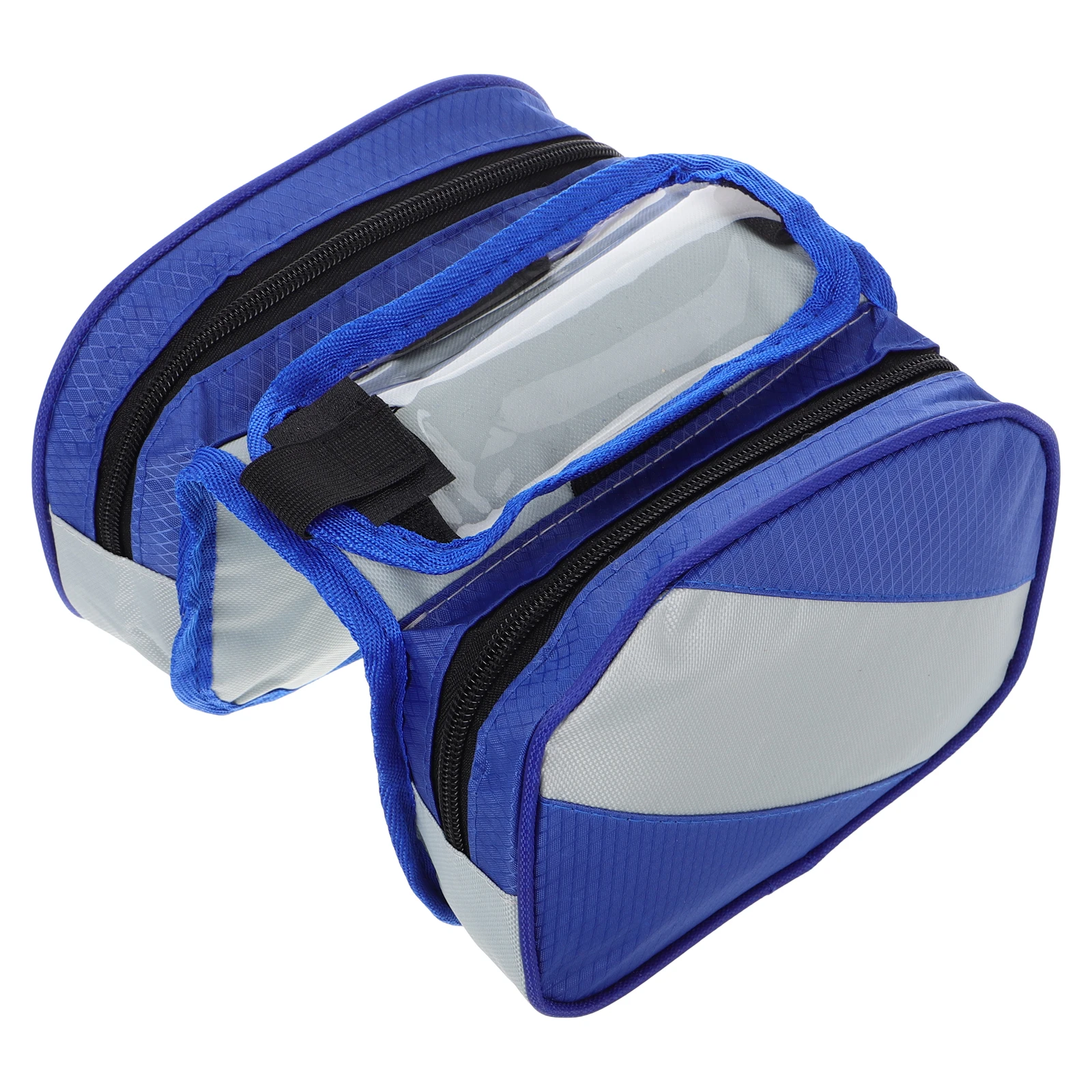 

Saddle Bag Bicycle Front Phone Mount Oxford Cloth Pouch Handlebars Large Capacity Waterproof Multifunctional Design Easy