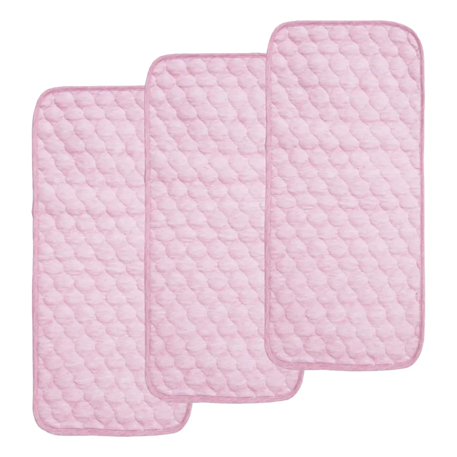 3PC Waterproof Mat Baby Skin Friendly Cotton Care Pad Washable Reusable Anti Slip Pad Indoor Portable Liner Newborn Bedding