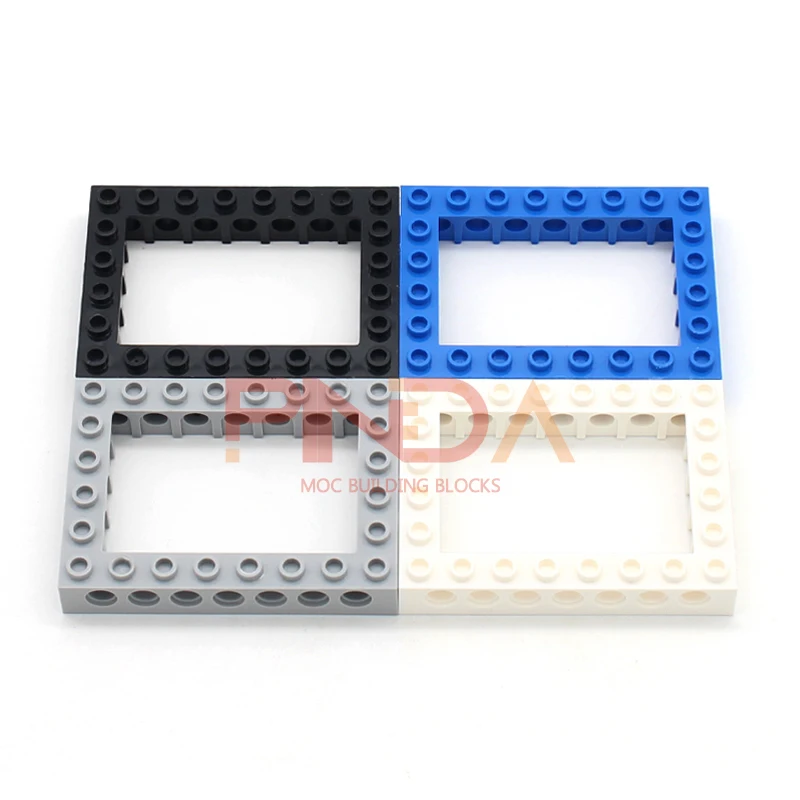 4pcs 32532 기술 벽돌 6x8 구멍 호환 Decool 빌딩 블록 로봇 어린이를위한 클래식 교육 장난감