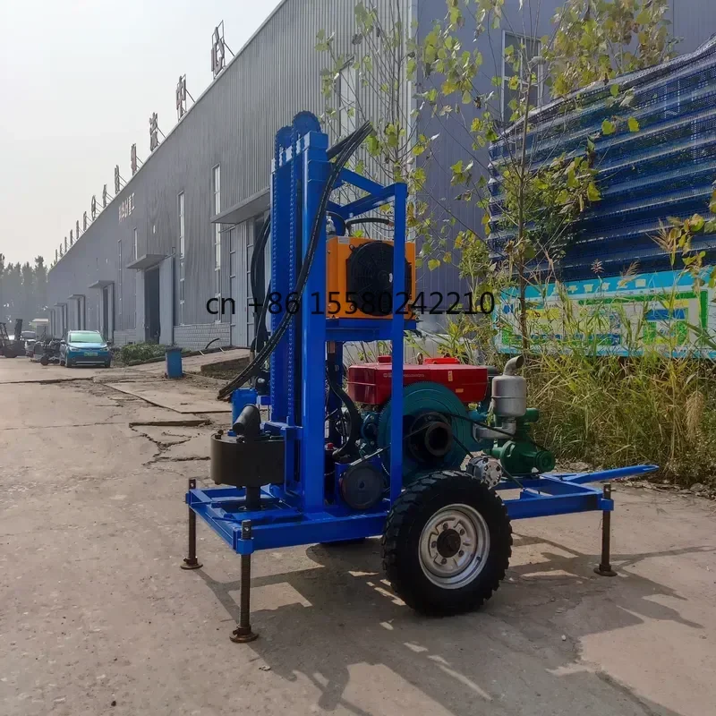 Portable Water Well Drilling Rig for 150m Depth Artesian Water Drill Equipment