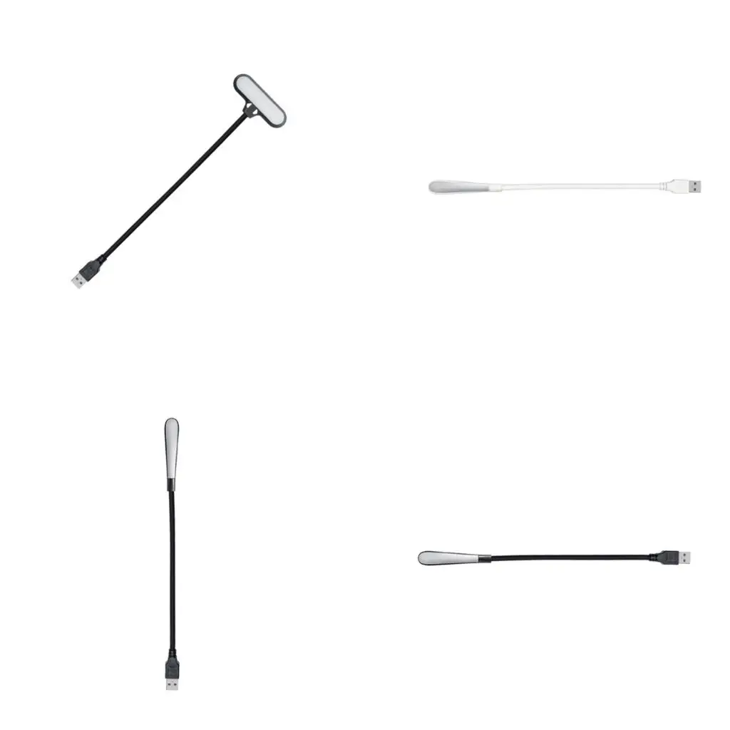 4XFC USB Plug Lamp Mini Night Light Computer Mobile Power Charging Small Book Lamp LED Eye Protective LED Reading Light