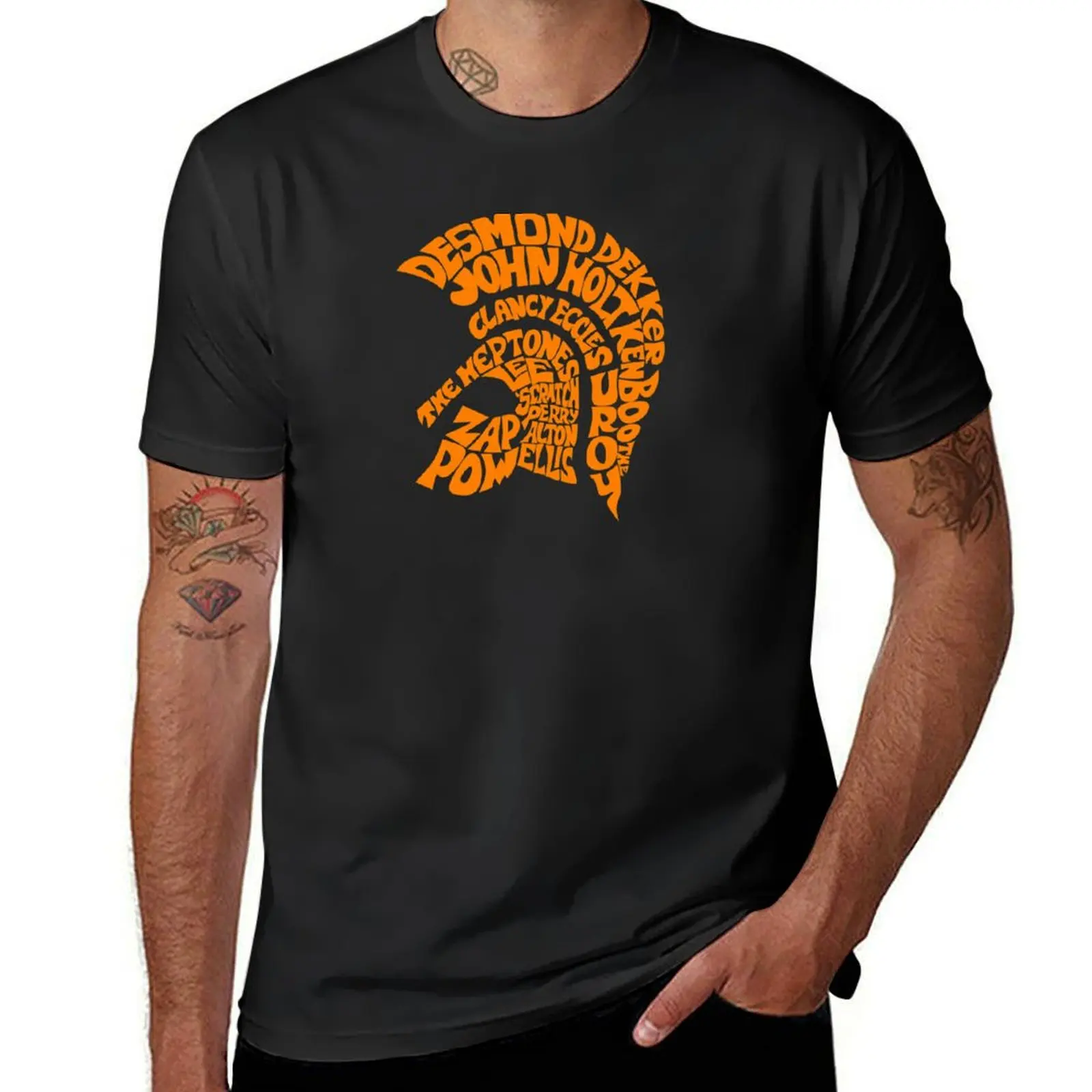 TROJAN ARTIST T-Shirt customizeds sublime animal prinfor boys heavy weight t shirts for men