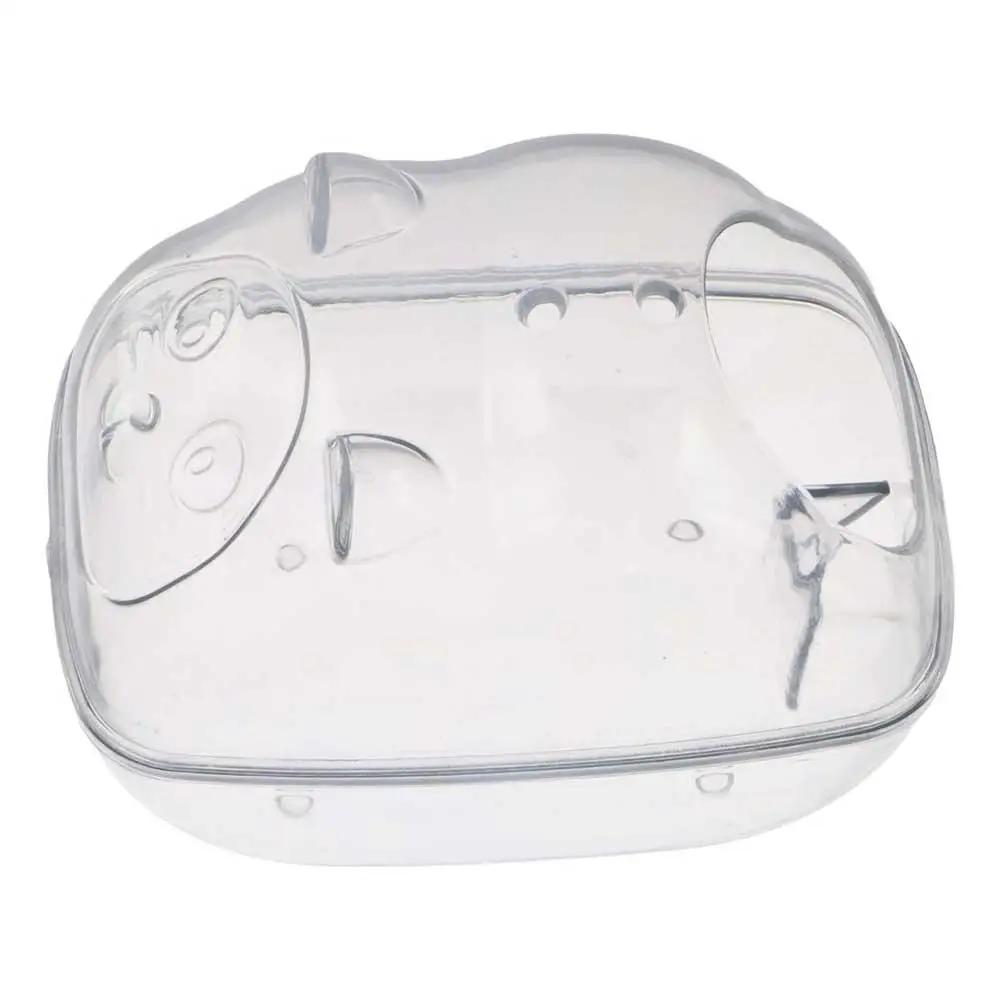 

Guinea Pig Plastic Bathing Toilet Transparent Bathtub Potty Trainer Hamster Sand Bathroom Sand Bath Corner Litter Container Box