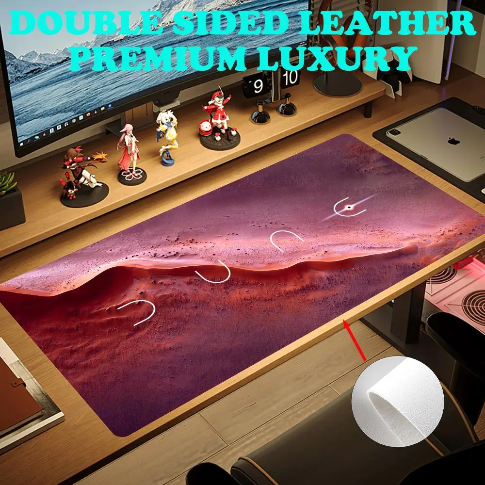 

Fashion Dune Strategy Game Hentai Mouse Pad Large PU Mouse Pad Leather Durable Game D-Dune I-Imperium S-Series Mousepad Anime An