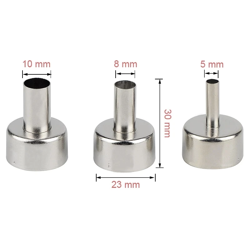 Jcd Heteluchtpistool Handvat Beugel En 3Pcs Nozzle Soldeerstation Lassen Rework Station Opgewaardeerd Van 8586 858D 8858 8898