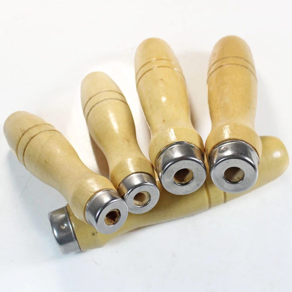 

5pcs H les 11 3cm Long for Files Tools Ergonomic Design Metal H For Cuuting Tool Sleeve Secure Fit Carpenters Craft
