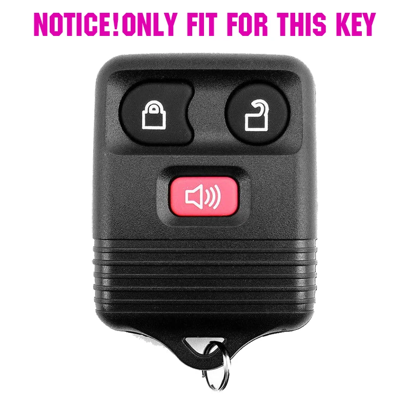 3 Button Silicone Key Cover Fit For Ford Mercury Lincoln Mazda Rubber Car Keyless Fob Smart Remote Case Shell Holder Protector