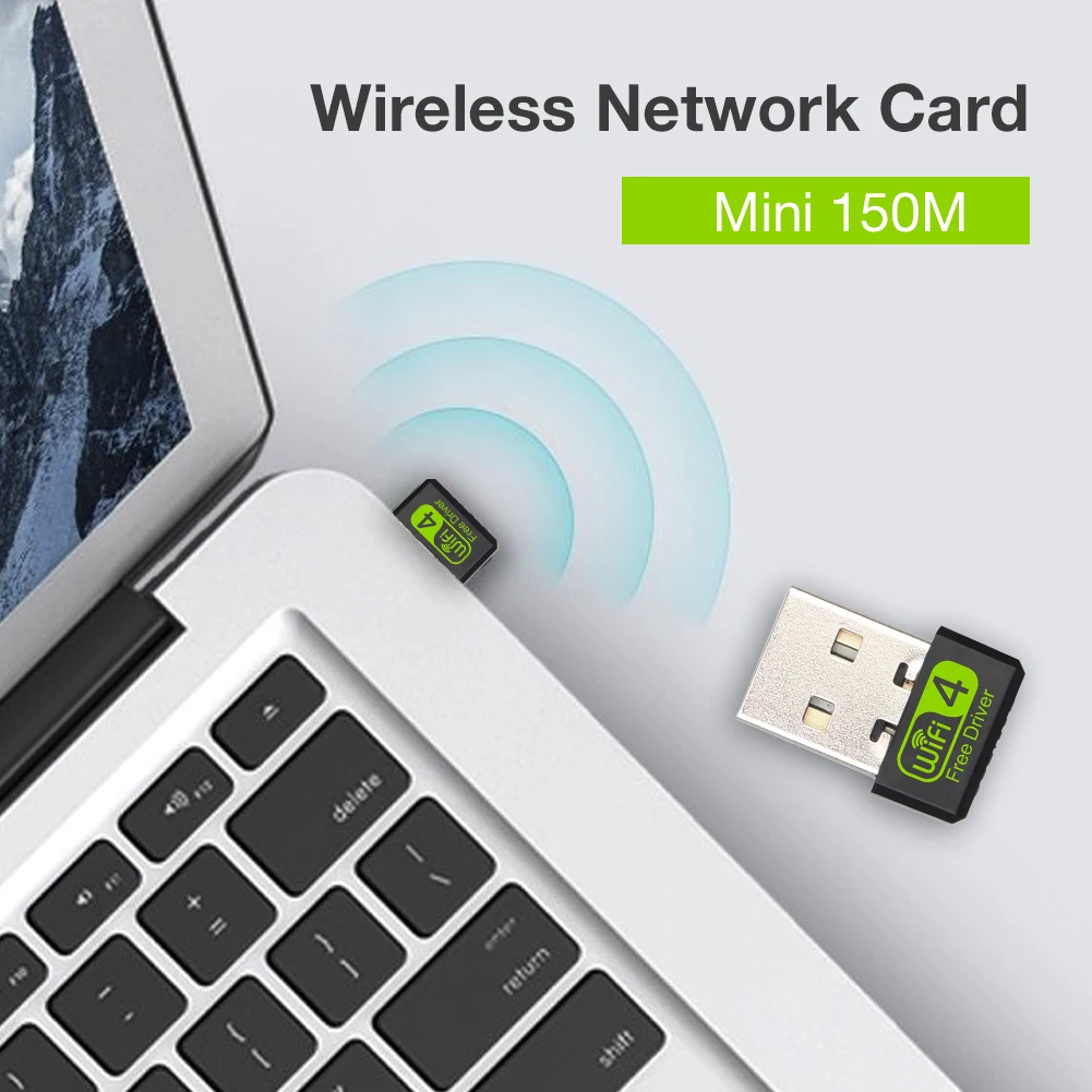 USB 2.0 PC WiFi Adapter 150M USB Wireless Network Card 802.11n/g/b LAN Wi-fi Receiver For PC Computer For Laptop Desktop