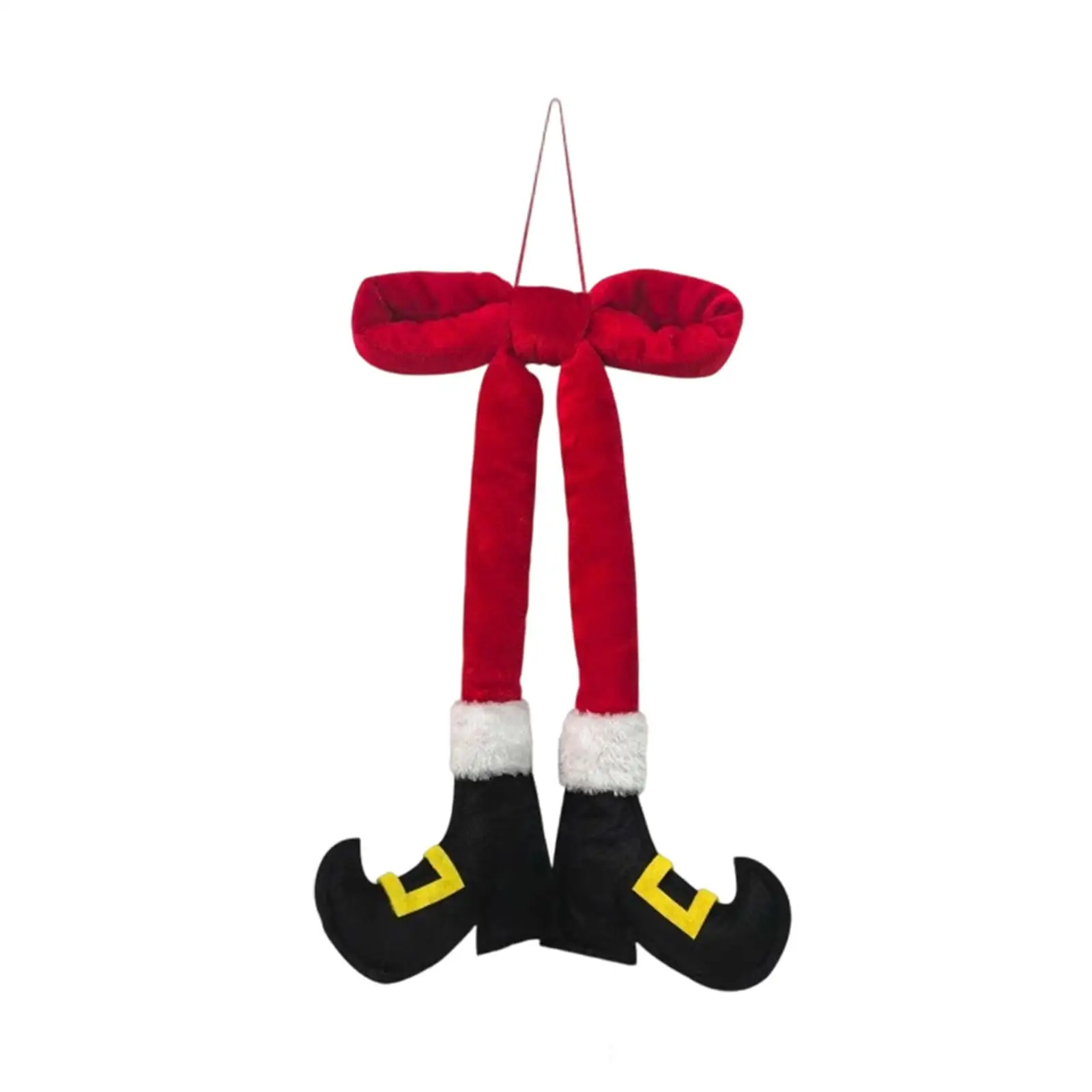 Gambe da elfo di Natale Ornamenti appesi Decorativi Adorabili pendenti creativi per auto per camino Camino per veicoli natalizi