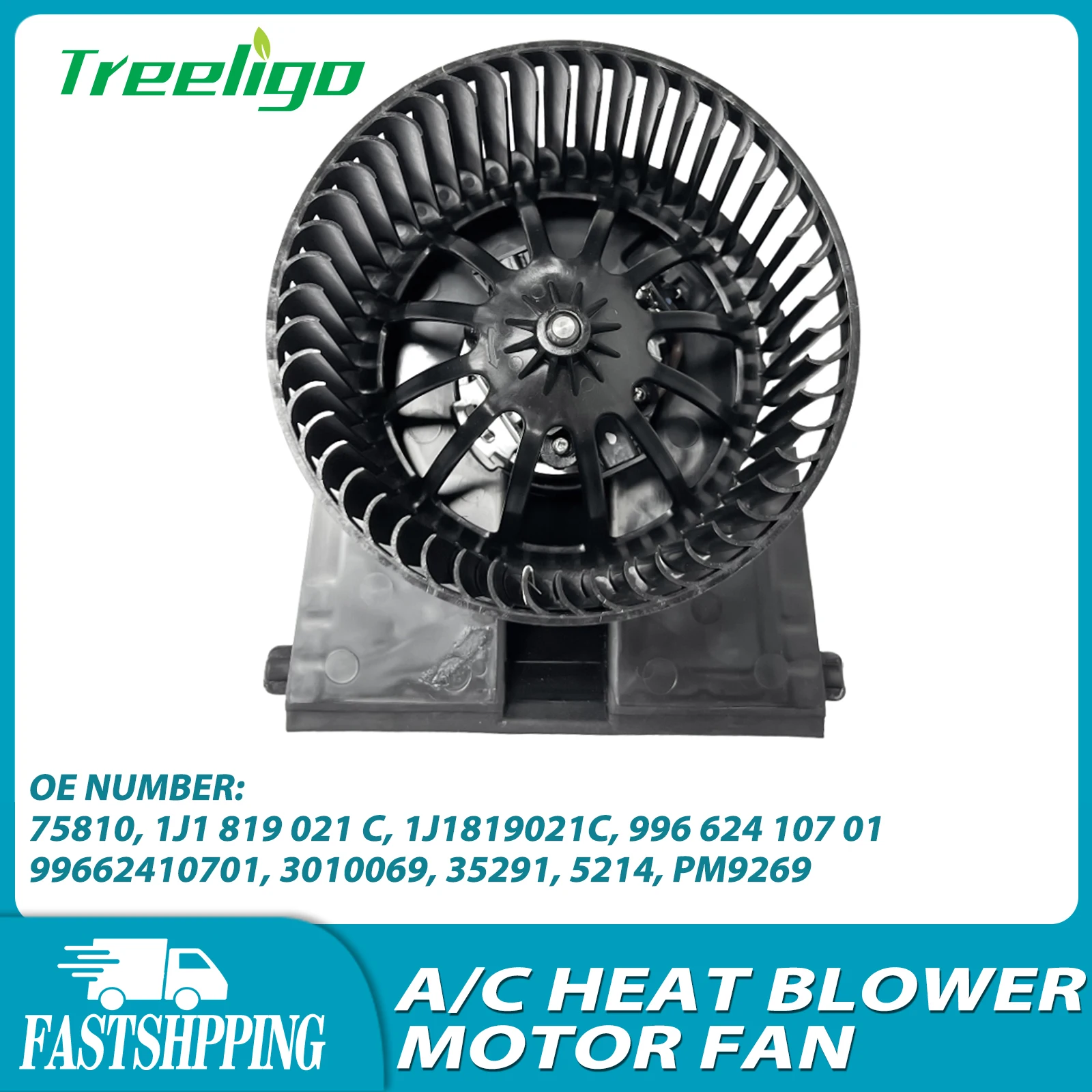 Treeligo Air Conditioning A/C Heat Blower Motor Fan For AUDI TT 2000-2006/For PORSCHE 911 1999-2013 /For PORSCHE BOXSTER 97-12