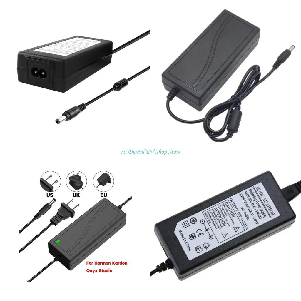 E74D AC Adapter for Harman Studio 1 2 3 4 5 Speaker System Chargers Replacements