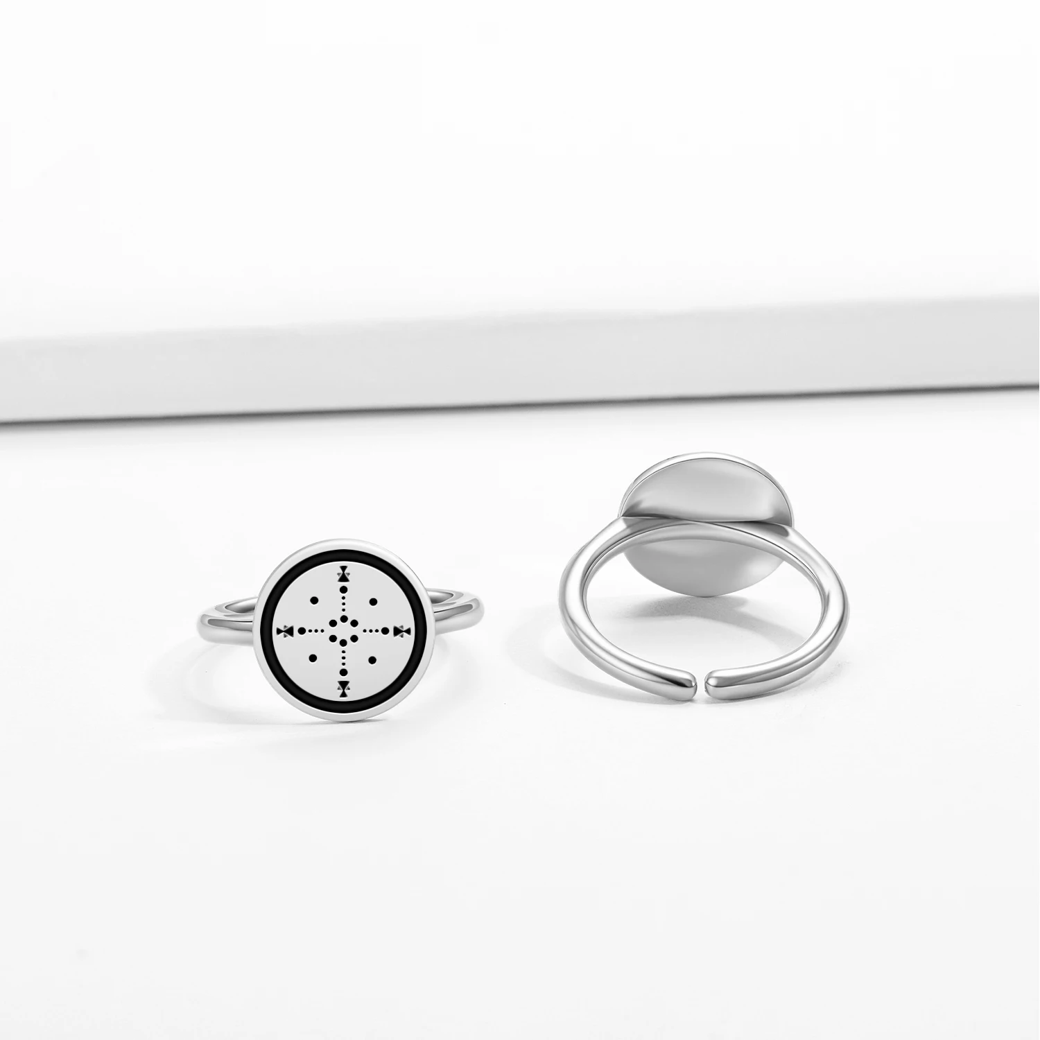 

Lakota Sioux Medicine Wheel Four Huts Ring 925 Sterling Silver Resizable Ring Birthday Gift for Women Fine Jewelry Popular