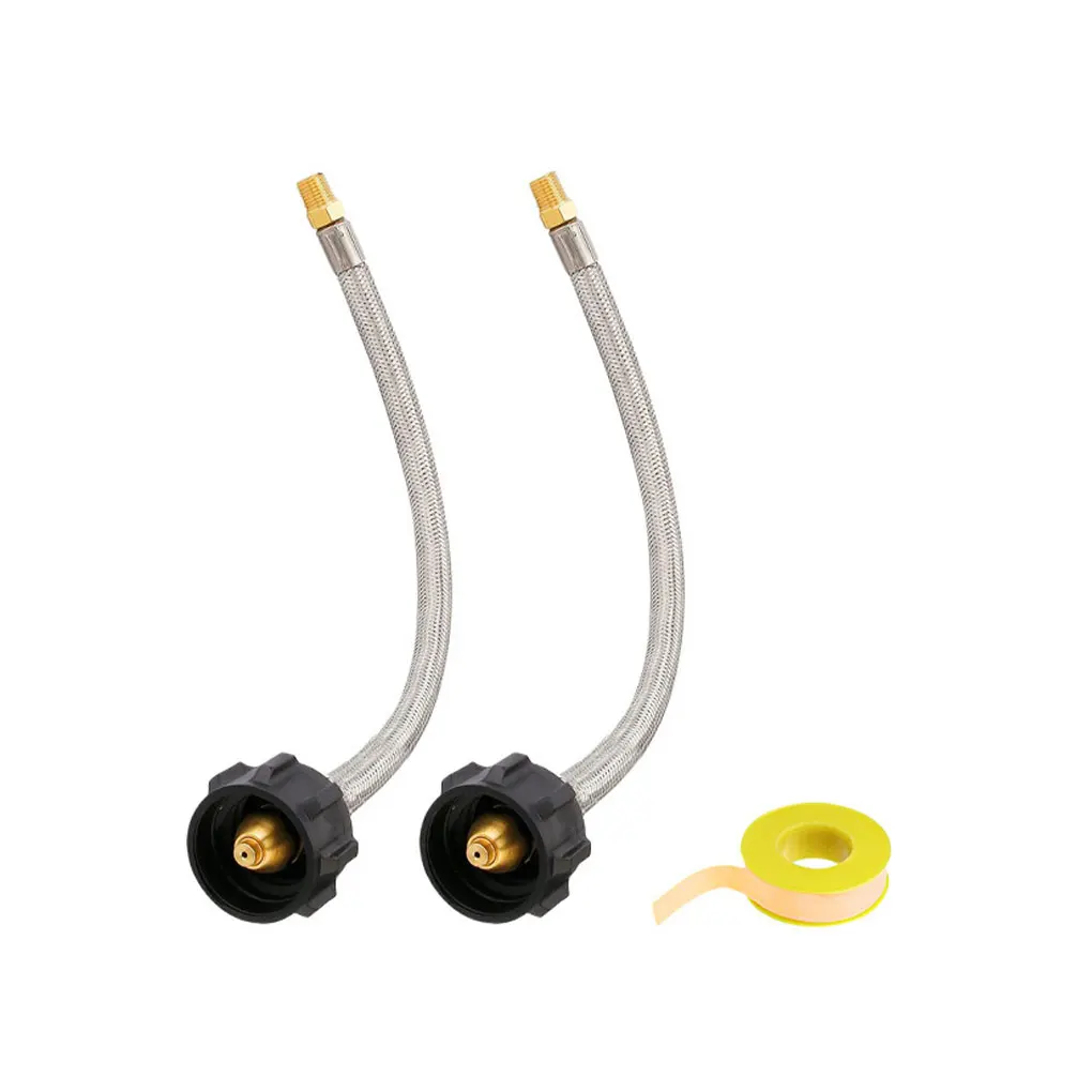 Geflochtener Propanverbindung aus Draht – robuster und verschleißfester Edelstahl und sorgfältig gefertigt, 38,1 cm