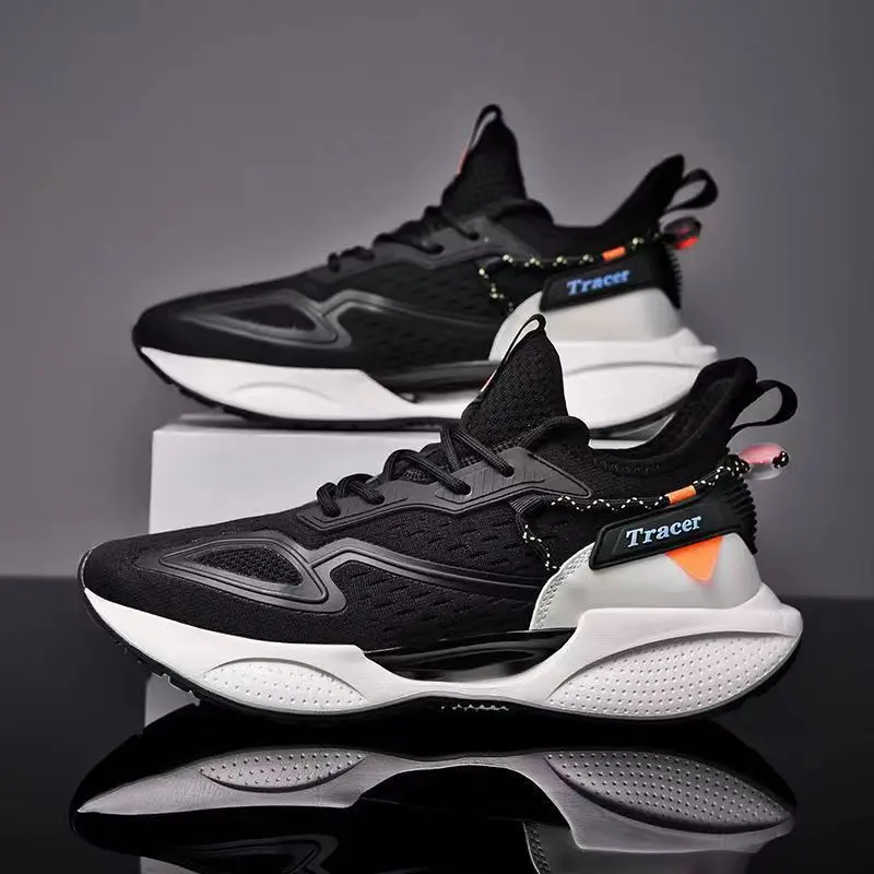 

2025New lightweight running shoes for men, breathable mesh shoes, fashionable casual sports shoes