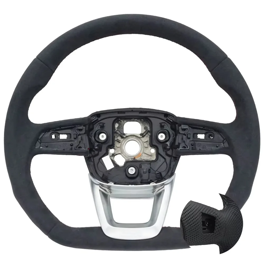 Perforated Leather Steering Wheel for Audi Q5 FY Q7 4M Q8 Multifunctional Steering Wheel image 3