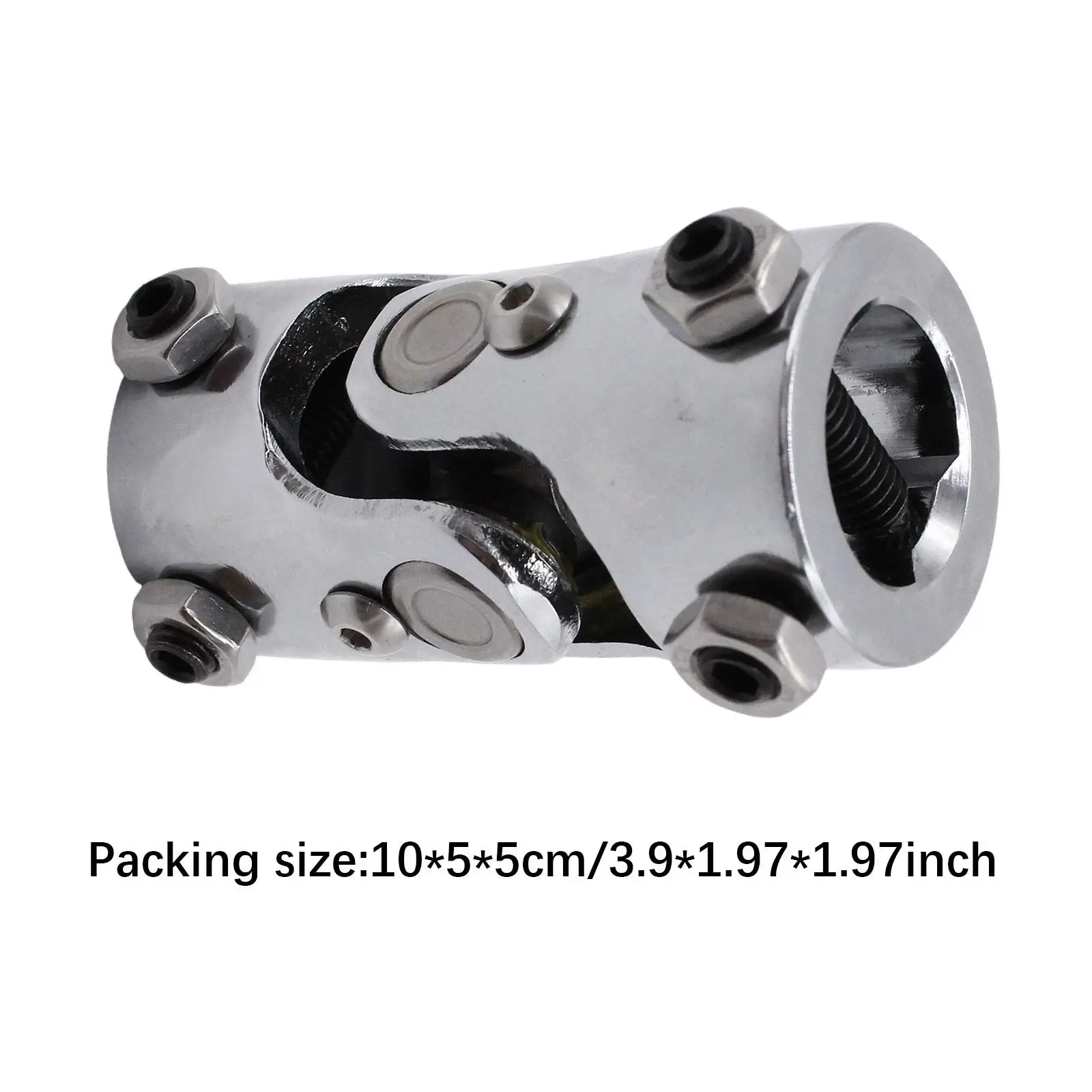 

Vehicle Replacement Single Joint Silvery Alloy Steel U Joint Automotive Steering Shaft Coupler for Repair