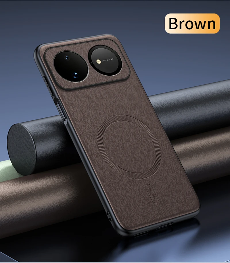 Für Huawei Nova 16: Magnetische Schutzhülle aus Leder, Anti-Fingerabdruck, rutschfest, aus PC+TPU. – Detail 20