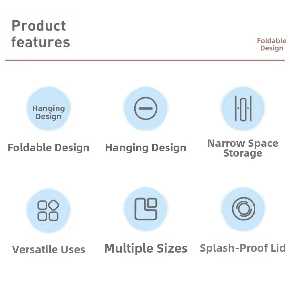 

10L Folding Bucket Thicken Space Saving Foot Soaking Bucket Plastic Portable Car Wash Buckets Water-sprinkling Festival