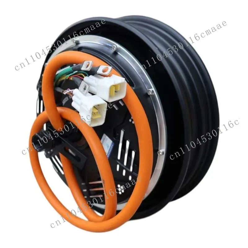 72V 5000W 10-Inch 50H Electric Scooter/Motorcycle Motor with Dual Hall Sensors and Large Slots