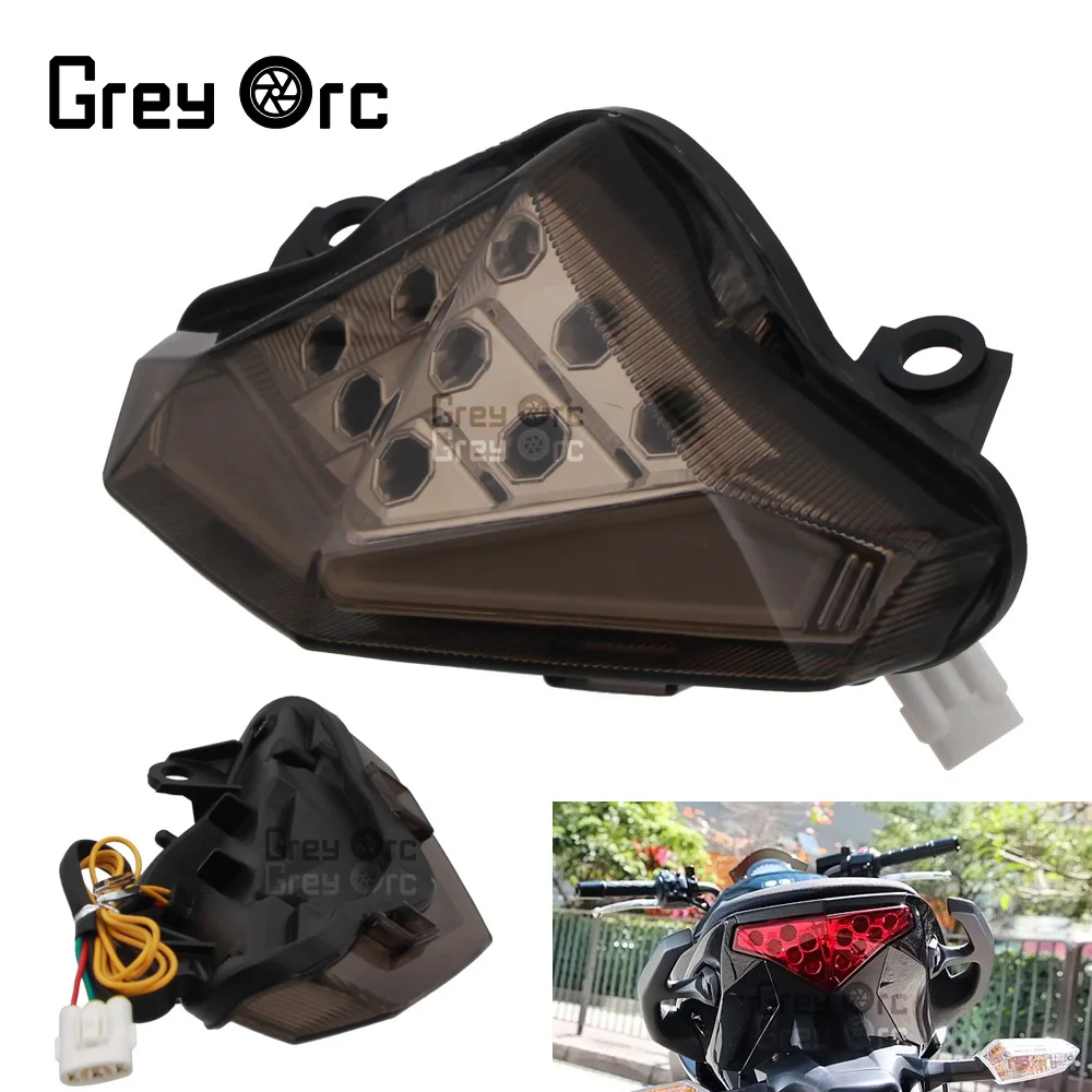 Brake steering signal integrated Led light rear tail light for Kawasaki Er6N Er6F Ninja 650 Ex650 2012 2013 2014 2015 2016