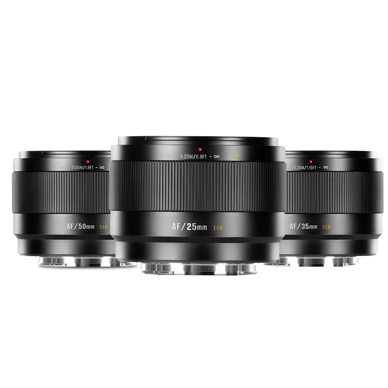 7artisans AF 25mm 35mm 50mm F1.8 APS-C Obiektyw stałoogniskowy z automatycznym ustawianiem ostrości i dużą przysłoną serii LITE do Sony E A6700 Fuji XF XT-5 XT-50 Nikon Z — zdjęcie produktu 7