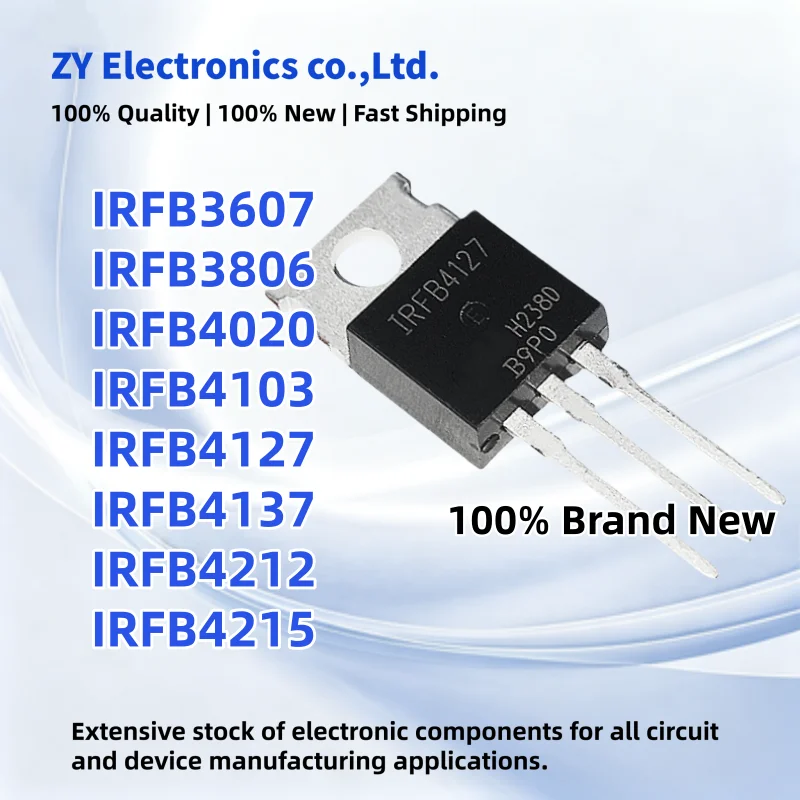 10/20PCS IRFB4020 IRFB3806 IRFB4103 IRFB3607 IRFB4137 IRFB4127 IRFB4212 IRFB4215 TO-220 MOS Transistor NEW