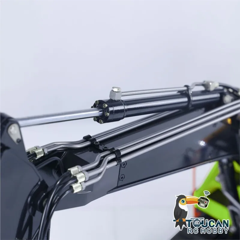 MTM EC380 RC Escavatore idraulico 1/14 T12D Radiocomando Metallo 2 bracci Scavatore Finito Camion da costruzione Modello di veicolo