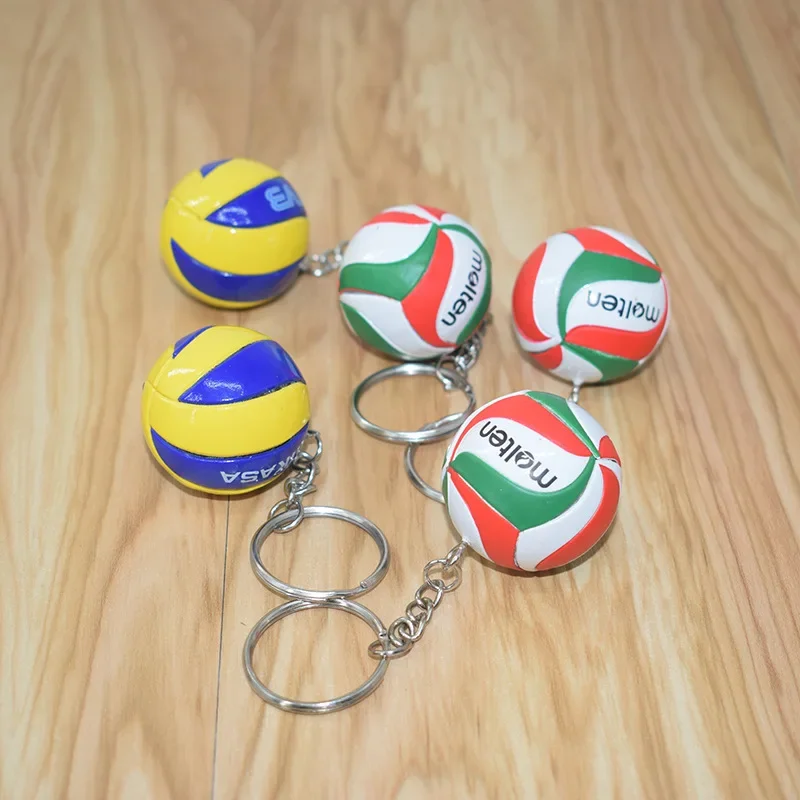 Mini pendentif porte-clés de volley-ball, petit et compact, peut être utilisé comme prix commémoratif de compétition, attention olizing Sports