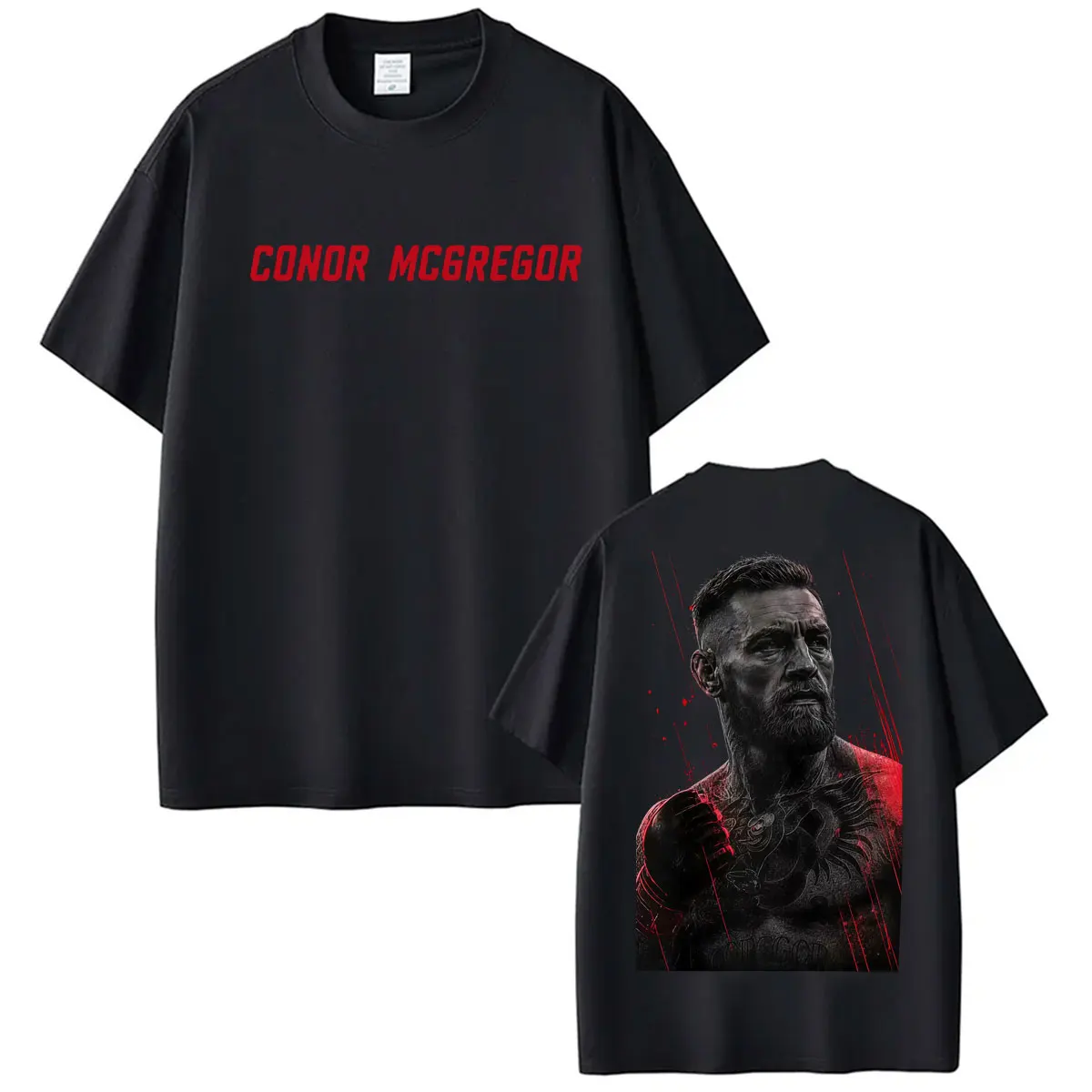 The Notorious Conor McGregor Vintage Graphics T-shirt Men Women Fashion Violence Aesthetic T Shirts 100% Cotton Oversized Tshirt