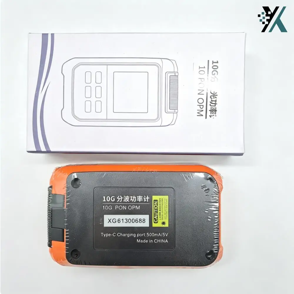 HY613 All In One 10GPON OPM Optical Power Meter Built-In 30Mw VFL 1490/1577Nm Fiber Tester Compatible 10G EPON XGPON FTTH Test