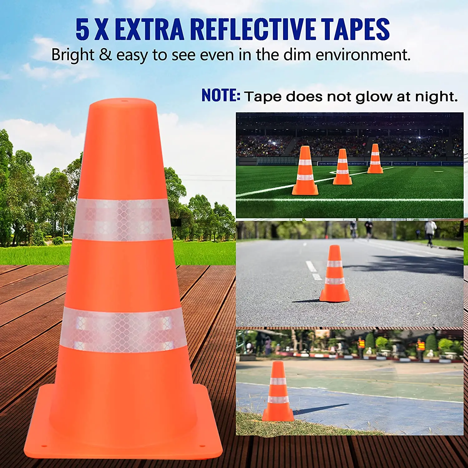 10pcs Football Training Equipment Skate Marker 10 Inch Traffic Cones Sports Set Roller Soccer Obstacle Barrel Marking For Kids