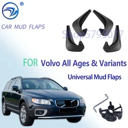 4pcs Universal Mud Flaps Mudflaps Splash Guards Mudguards Front Rear For Volvo C30 S40 S60 S70 S80 V40 V50 V60 V70 XC70 XC90