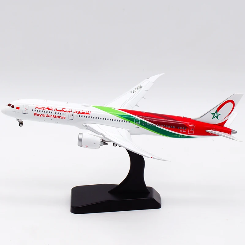 XX4172A Alloy Collectible Plane Gift JC Wings 1:400 Royal Air Maroc Boeing B787-9 Diecast Aircraft Jet Model CN-RGX Flaps Down