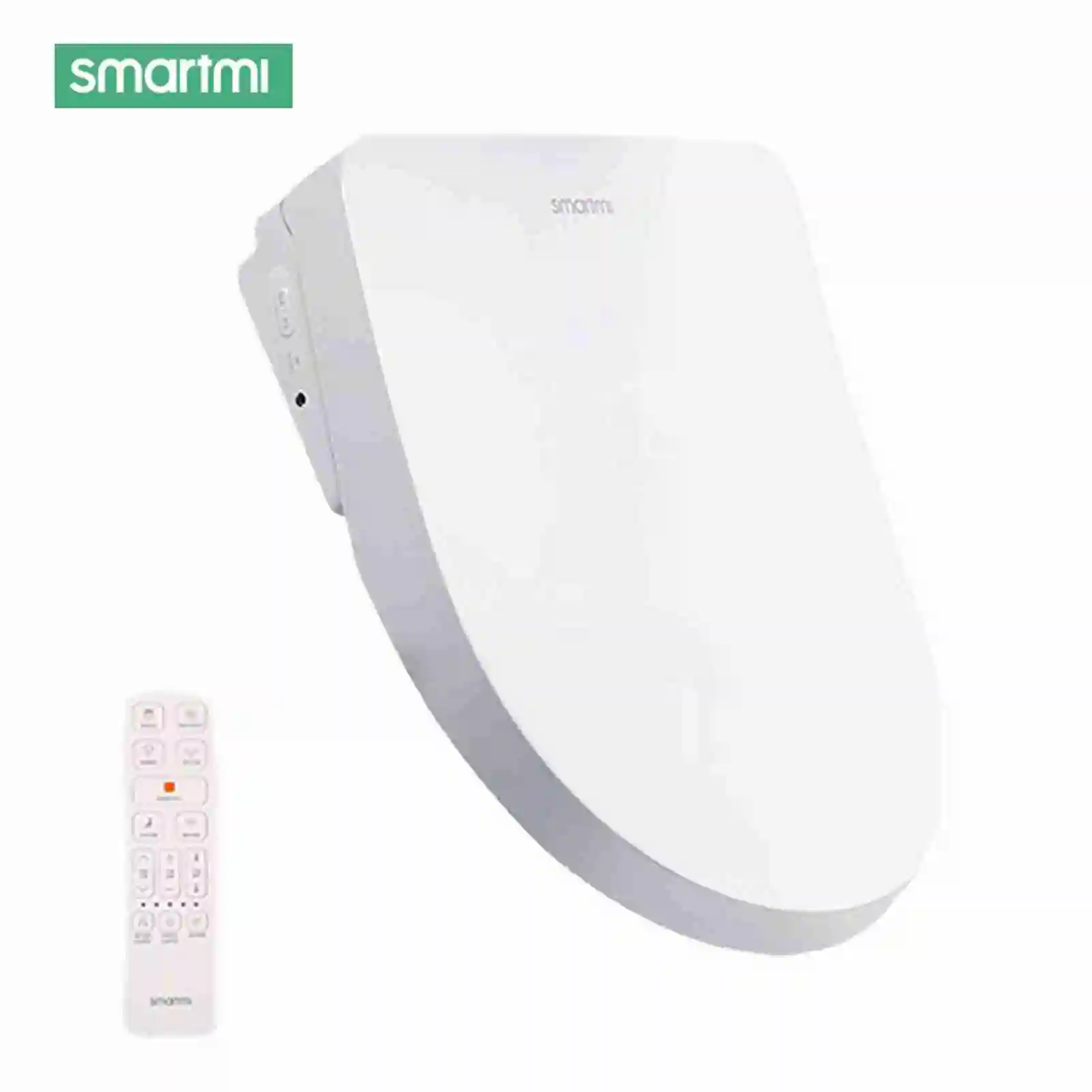 Smartmi Smart Heated Bidet Toilet Seat with Remote Warm Air Dryer Water Wind Temperature Adjustable Smartmi Smart Toilet Seat