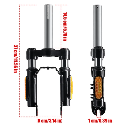 Imagen 2 del producto Horquilla de suspensión delantera para patinete eléctrico Xiaomi Mijia M365 Pro Pro2, absorción de impacto de tubo frontal