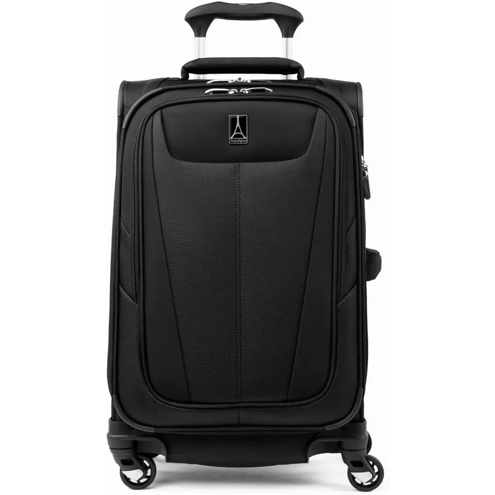 

Расширяемый легкий чемодан на 5 колесах, 21 дюйм, черный, унисекс