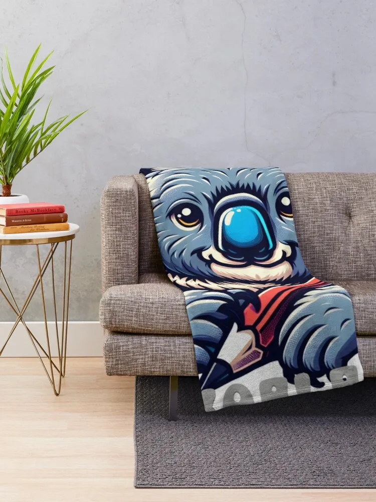 I'm Koalafied Koala T-shirt Sticker Throw Blanket Sleeping Bag halloween blankets and throws Warm Blankets