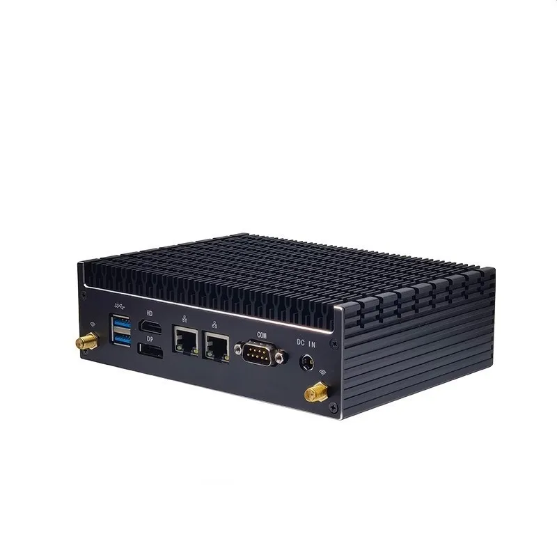 

Fanless, silent and dustproof embedded industrial control mini host 10th generation I7 low power consumption quad-core